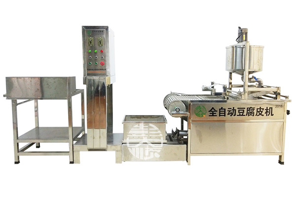 全自動千張機，也是成為全自動豆腐皮機