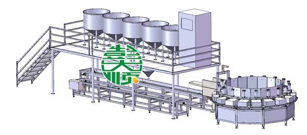 圓盤(pán)豆腐生產(chǎn)線(xiàn)